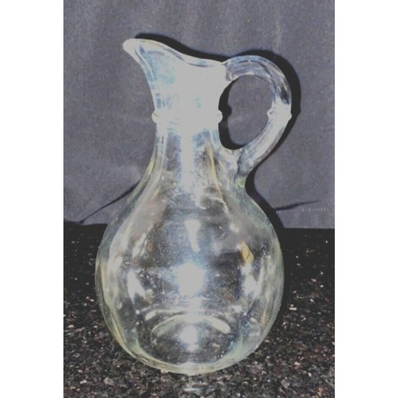 Vintage Clear Glass Syrup Bottle - Picture 10 of 12